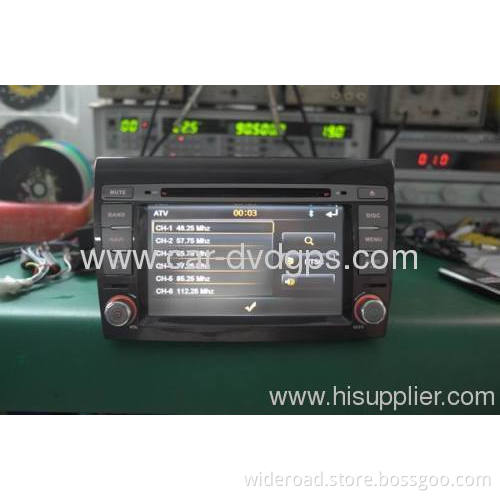 Fiat Bravo Dvd Navigation Radio Tv Bt Ipod Steering Wheel Control Blue&me